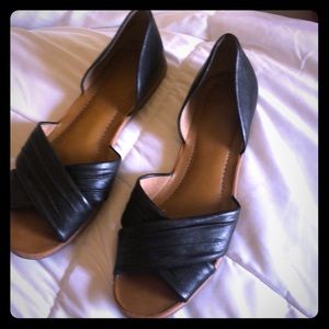 Franco Sarto Open Toe Flat